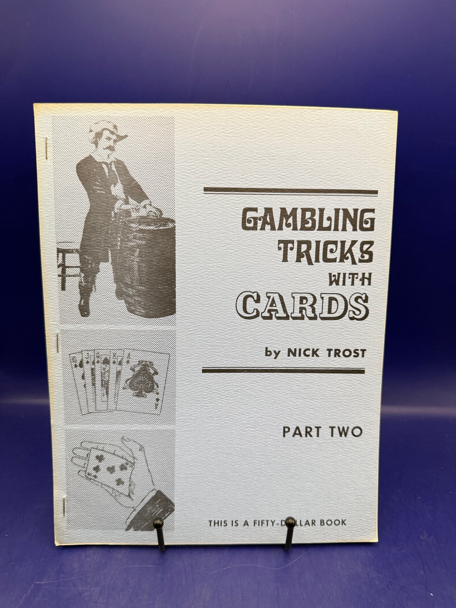 Gambling Tricks with Cards by Nick Trost Part 2 1975 Ex Libris Kreskin