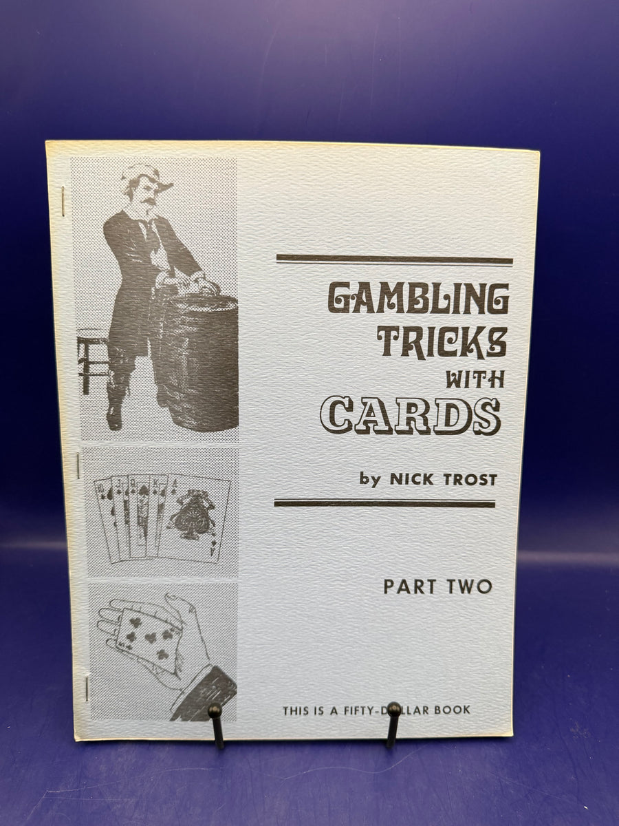 Gambling Tricks with Cards by Nick Trost Part 2 1975 Ex Libris Kreskin