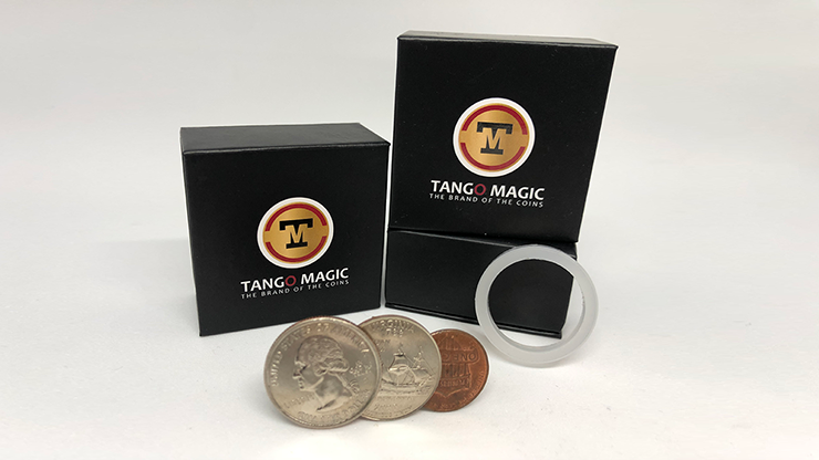 61 cents Coin Trick - Locking (2 Quarters, 1 Dime, 1 Penny)
by Tango (D0130)