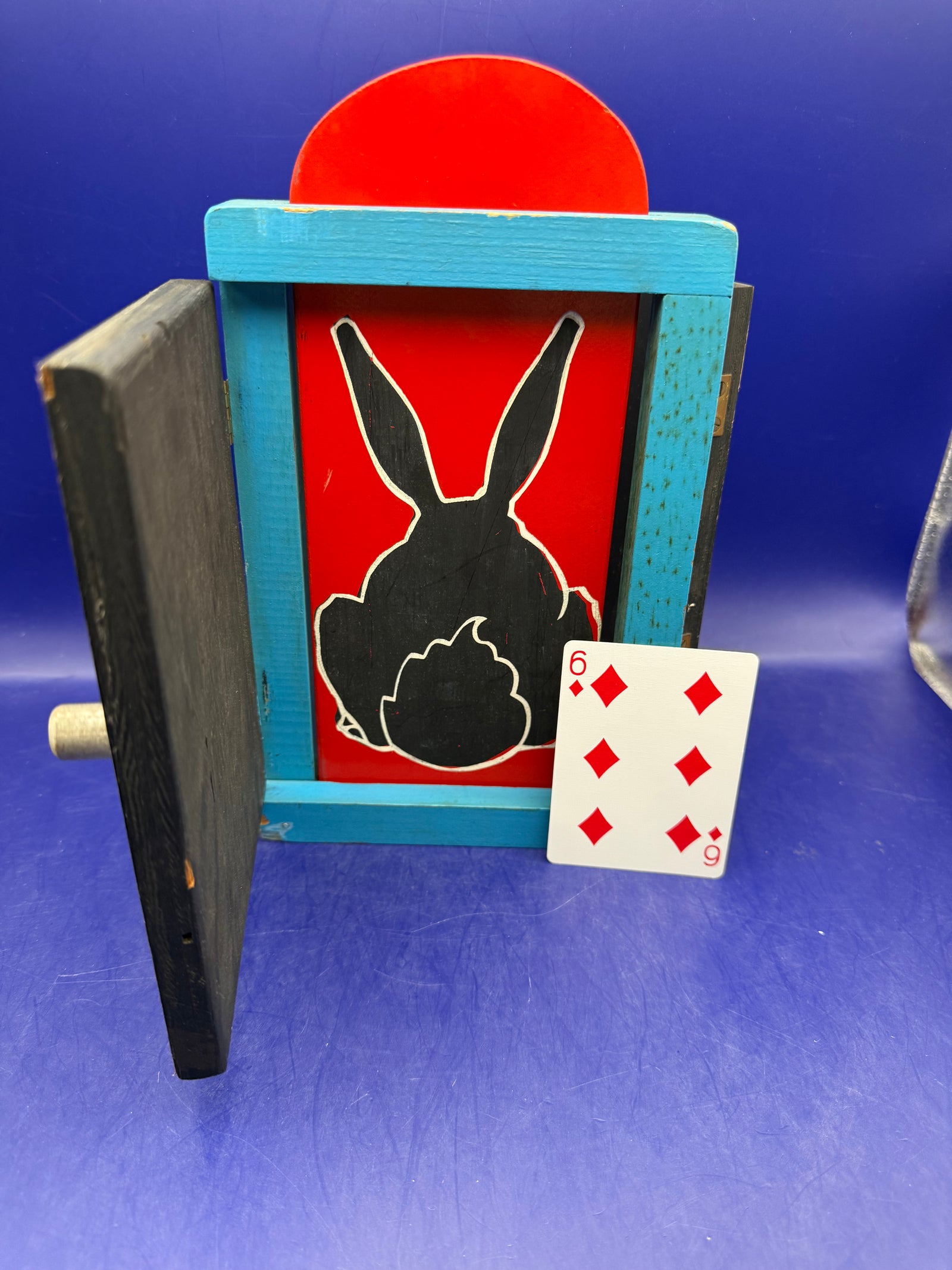 Fraidy Cat Rabbit - Early Gene Gordon - Ed Kline Model c1960’s Flat Bottom