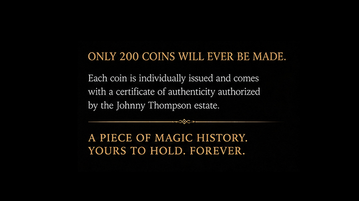 The Great Tomsoni Commemorative Coin - Limited Edition