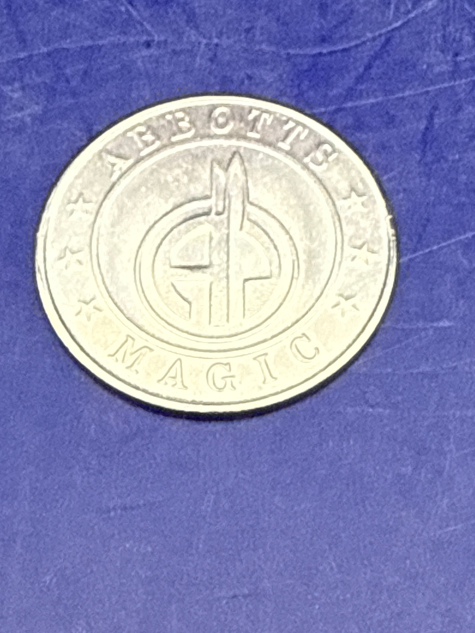 Vintage Abbott’s Magic Novelty Co. Palming Coin / Magic Trade Token