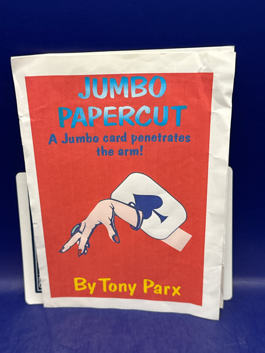 Jumbo Papercut by Tony Parx – Card thru Arm - Blue Bicycle