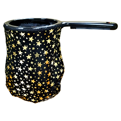Change Bag Stars (Black/Gold Stars/Black Rim) by Bazar de Magia-SALE