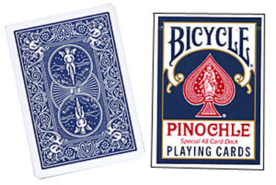 Cards Bicycle Pinochle Poker-size (Blue)-SALE