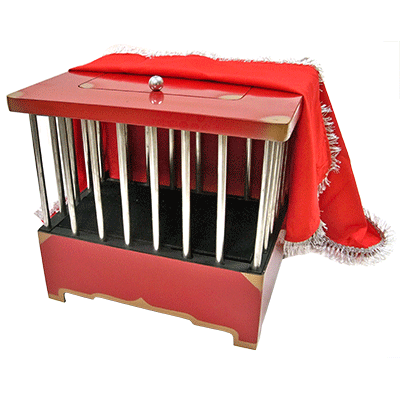 Dove to Rabbit Cage (with folard) by Mr. Magic - Trick-SALE
