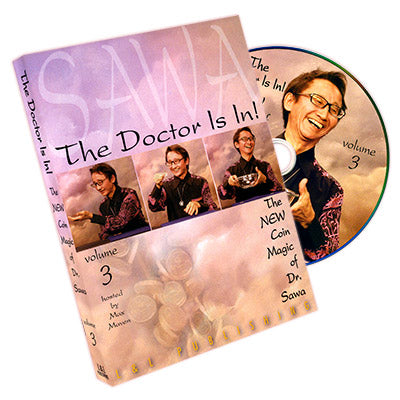 The Doctor Is In - The New Coin Magic of Dr. Sawa Vol 3 - DVD-SALE