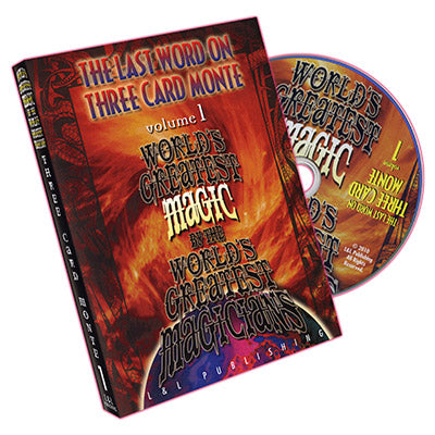 World's Greatest Magic:  The Last Word on Three Card Monte Vol. 1 by L&L Publishing - DVD-SALE