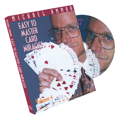 Easy to Master Card Miracles Volume 4 by Michael Ammar - DVD-SALE