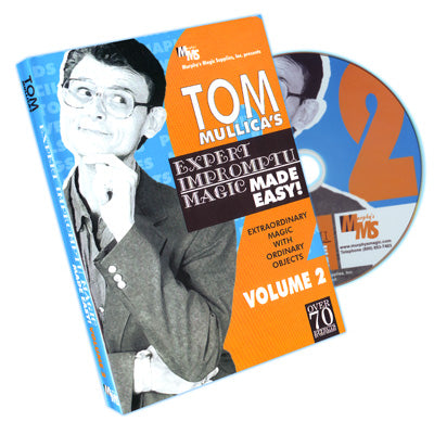 Mullica Expert Impromptu Magic Made Easy Tom Mullica- #2, DVD-SALE