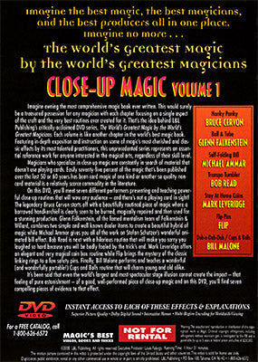 World's Greatest Magic: Close Up Magic #1  - DVD