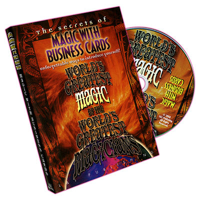 World's Greatest Magic: Magic with Business Cards - DVD-SALE