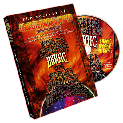 World's Greatest Magic: Cigarette Through Quarter - DVD-SALE
