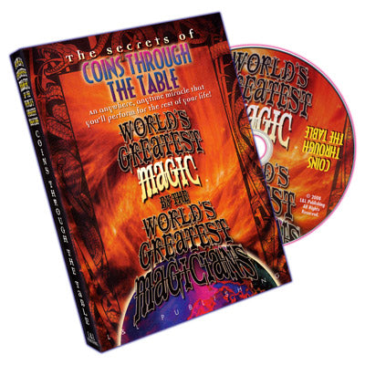 World's Greatest Magic: Coins Through Table - DVD-SALE