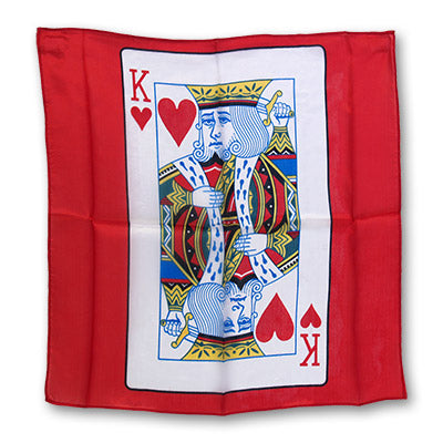 Silk 18 inch King of Hearts Card from Magic by Gosh - Trick-SALE