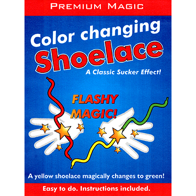 Color Changing Shoelaces by Premium Magic - Trick-SALE