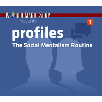 Profiles: The Social Mentalism Routine (DVD and Gimmick) by World Magic Shop - DVD-SALE