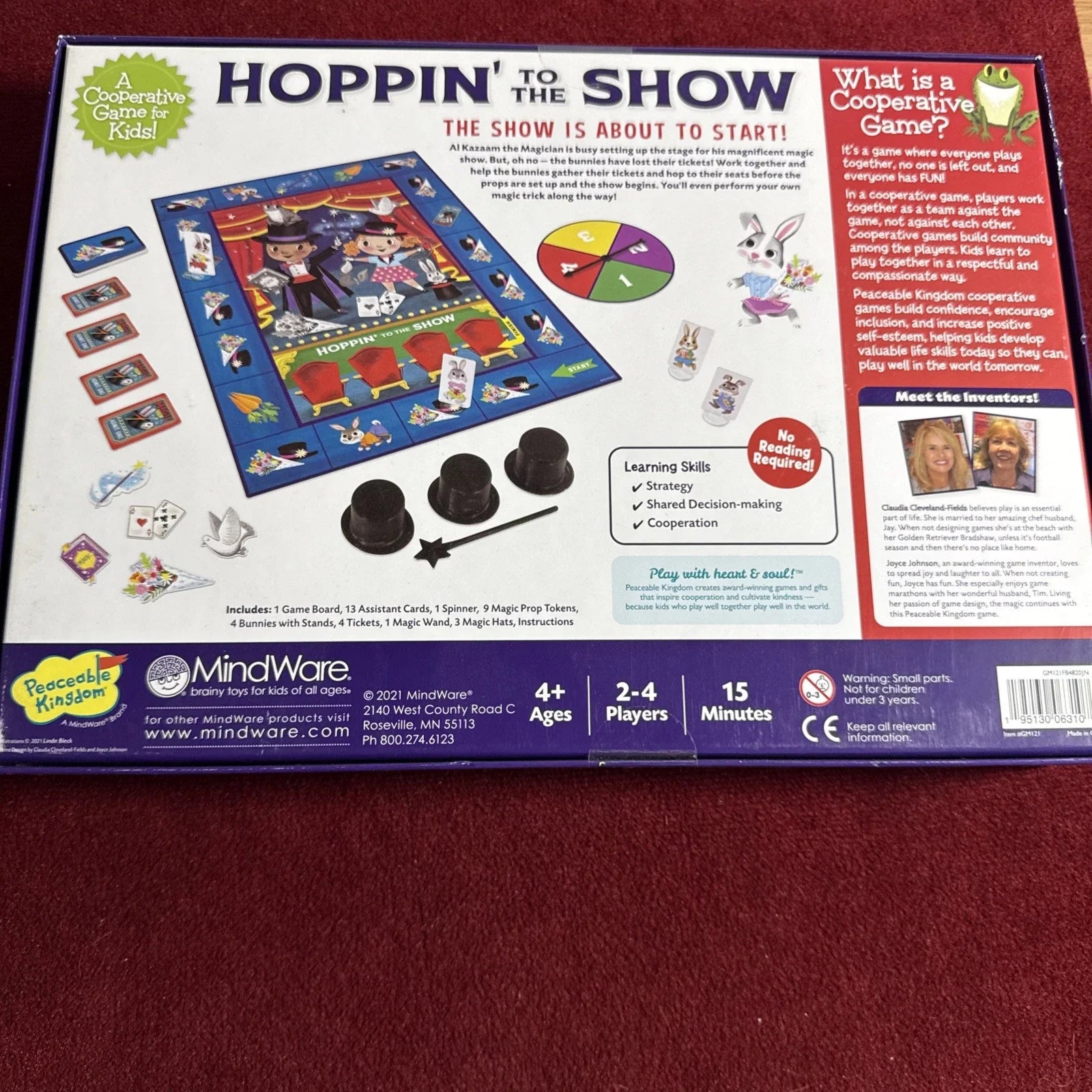 Hoppin To The Show: Cooperative Magic Themed Game For Kids 4+ Board Game