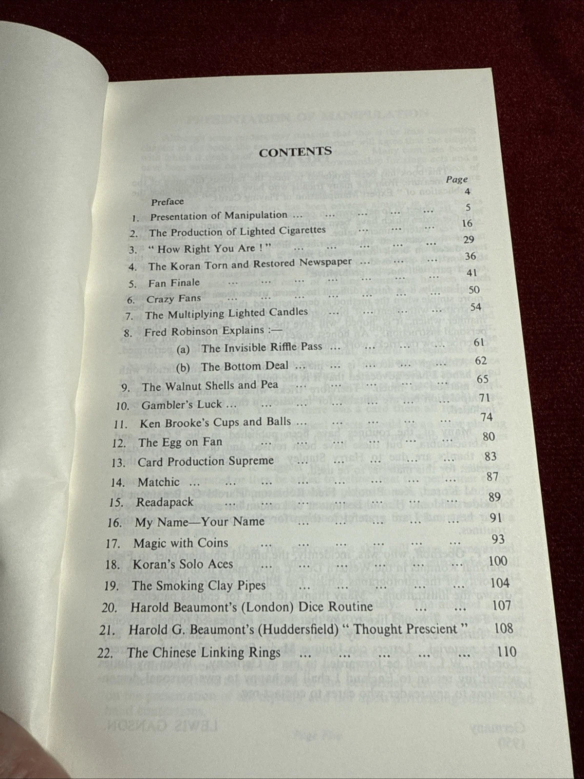 Routined Manipulation: Part 1&2 by Lewis Ganson - D Robbins 1976 ESTATE