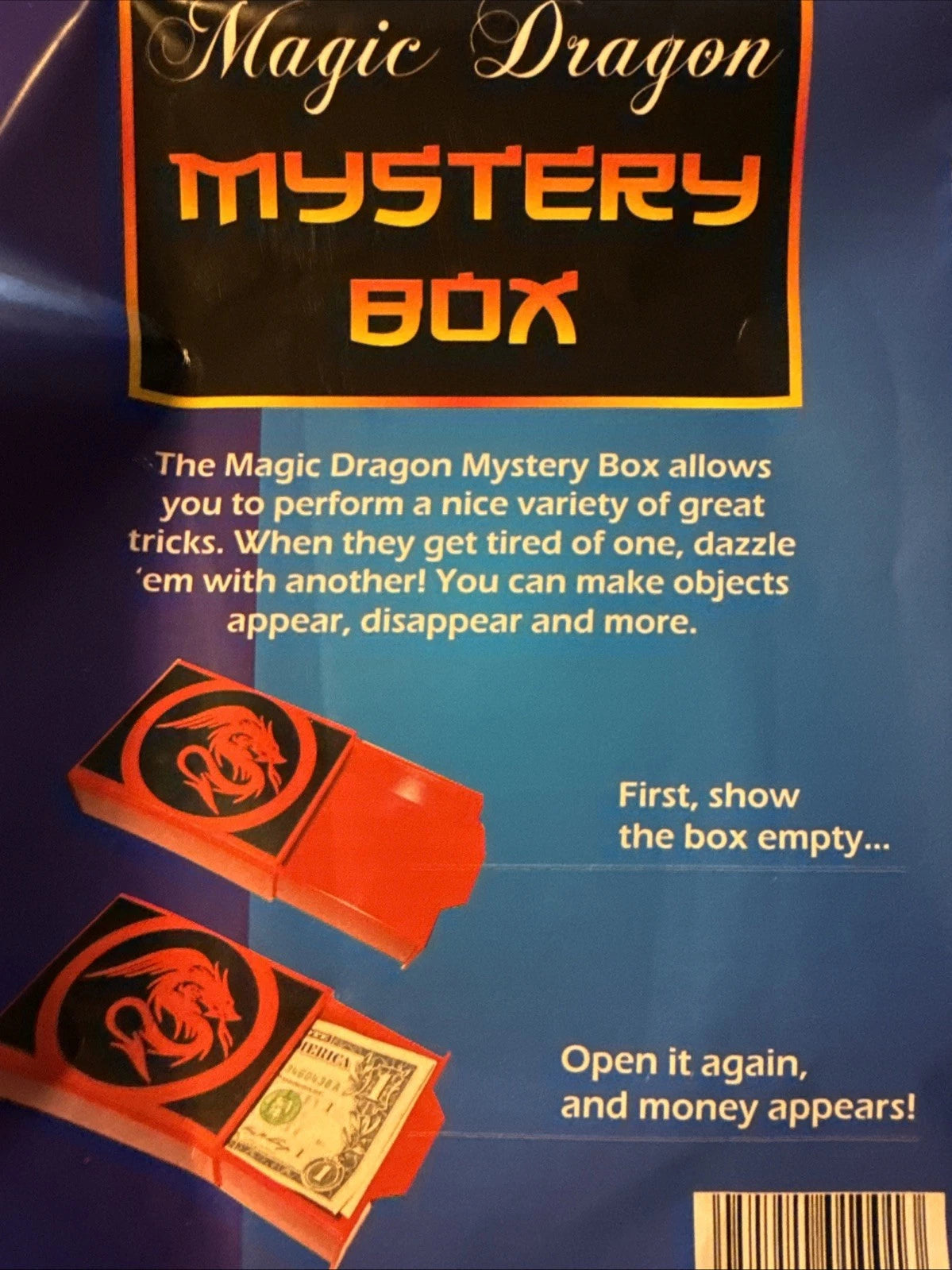 Magic Dragon Mystery Box: Drawer Box - Easy To Do - Over 12 Tricks Included
