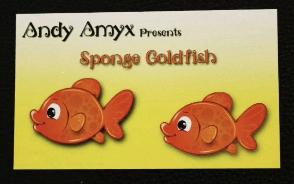 Sponge Emoji GOLDFISH 4 Pack by Andy Amyx - Magic Trick - Fun - Close-up- EDC