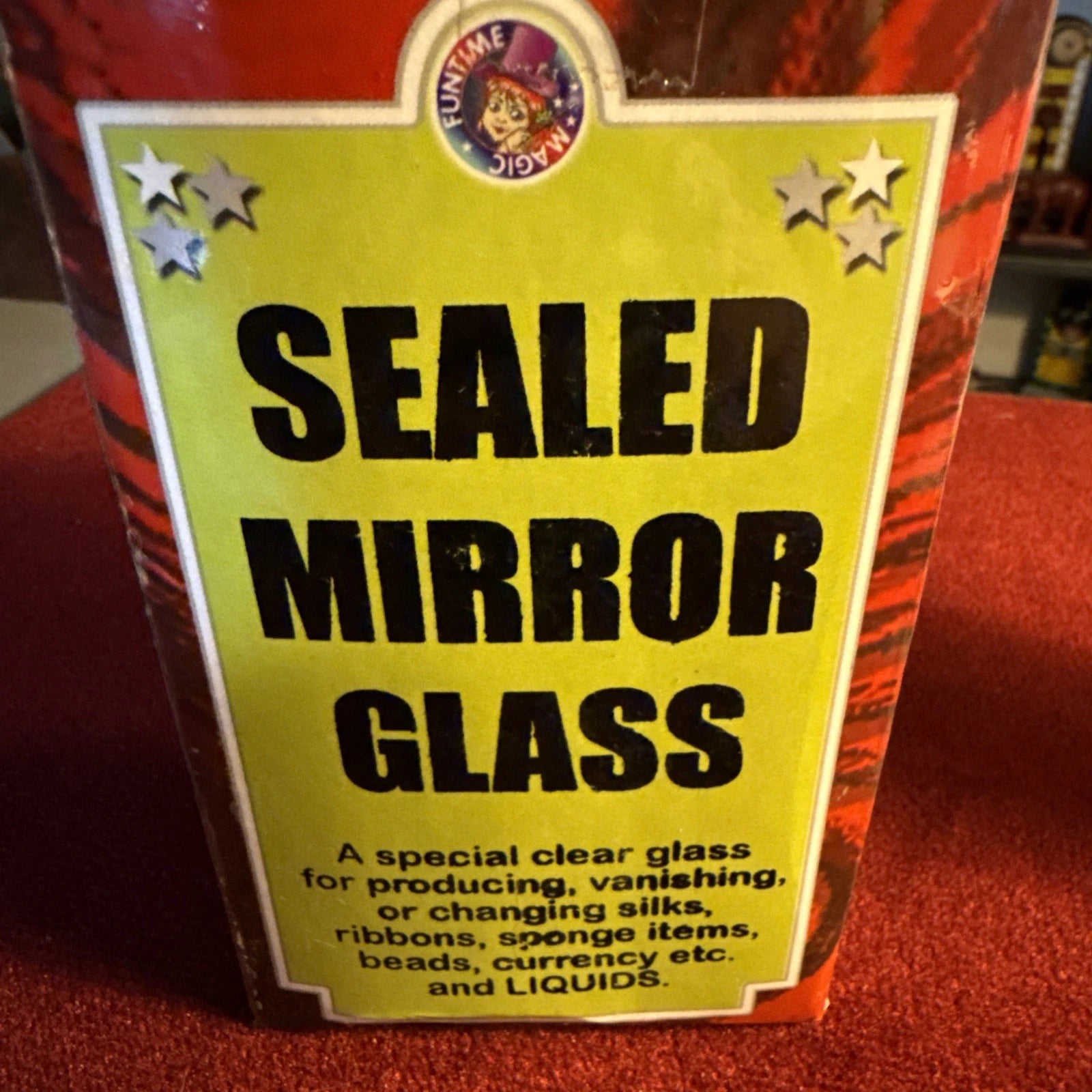 Sealed Mirror Glass - use liquids or solids  - Appearing Goldfish - Easy To Do