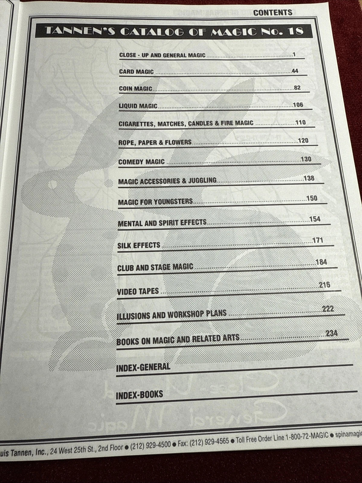 Tannen’s Catalog Of Magic #18