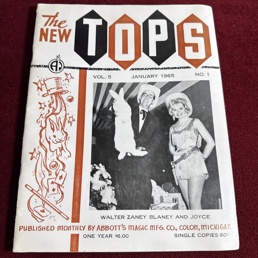TOPS Magic Magazine VNTG Abbott’s January 1965 Vol 5 #1 Walter Zaney Blaney