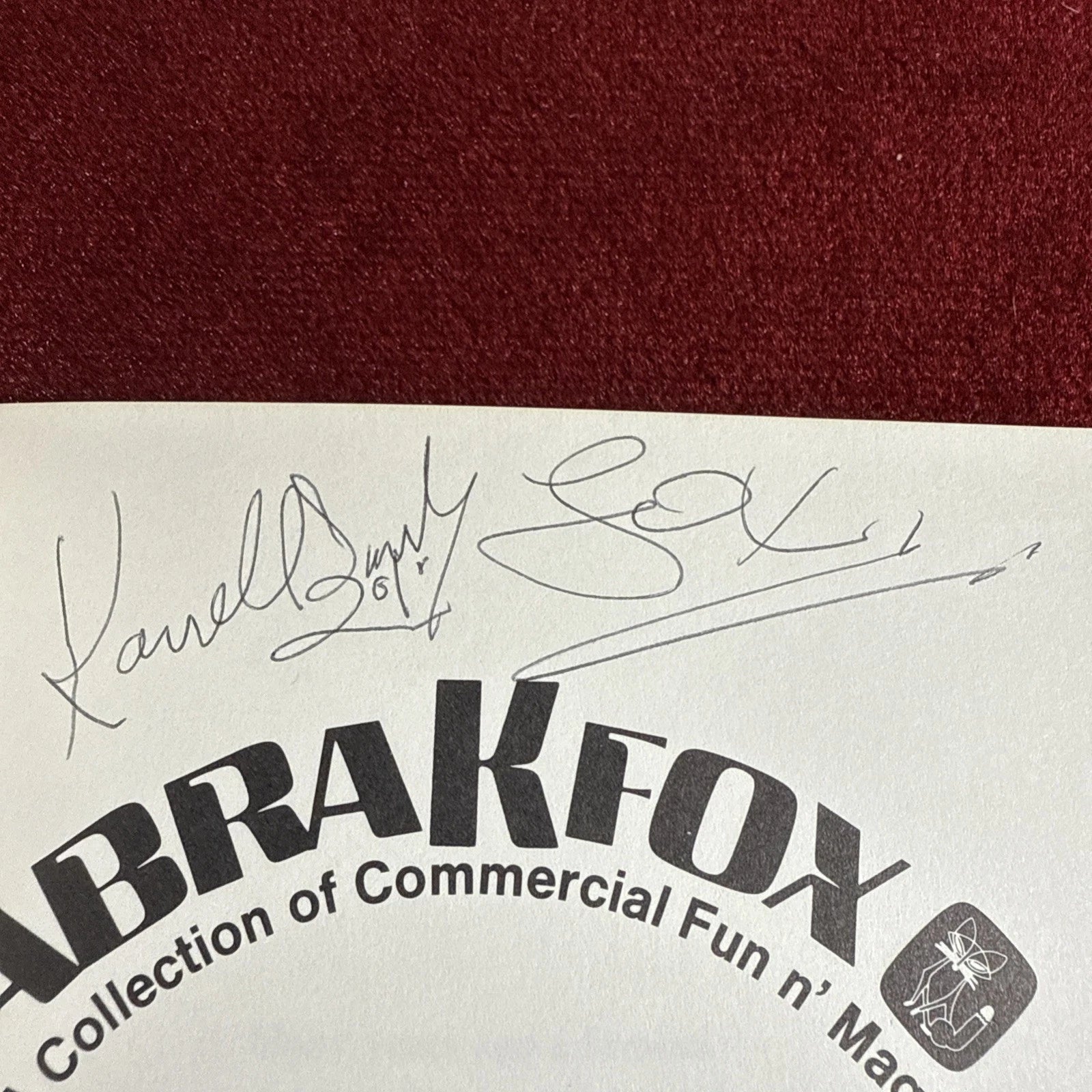 AbraKfox Commercial Fun & Magic Karrell Fox SIGNED 1983 1st Ed ESTATE