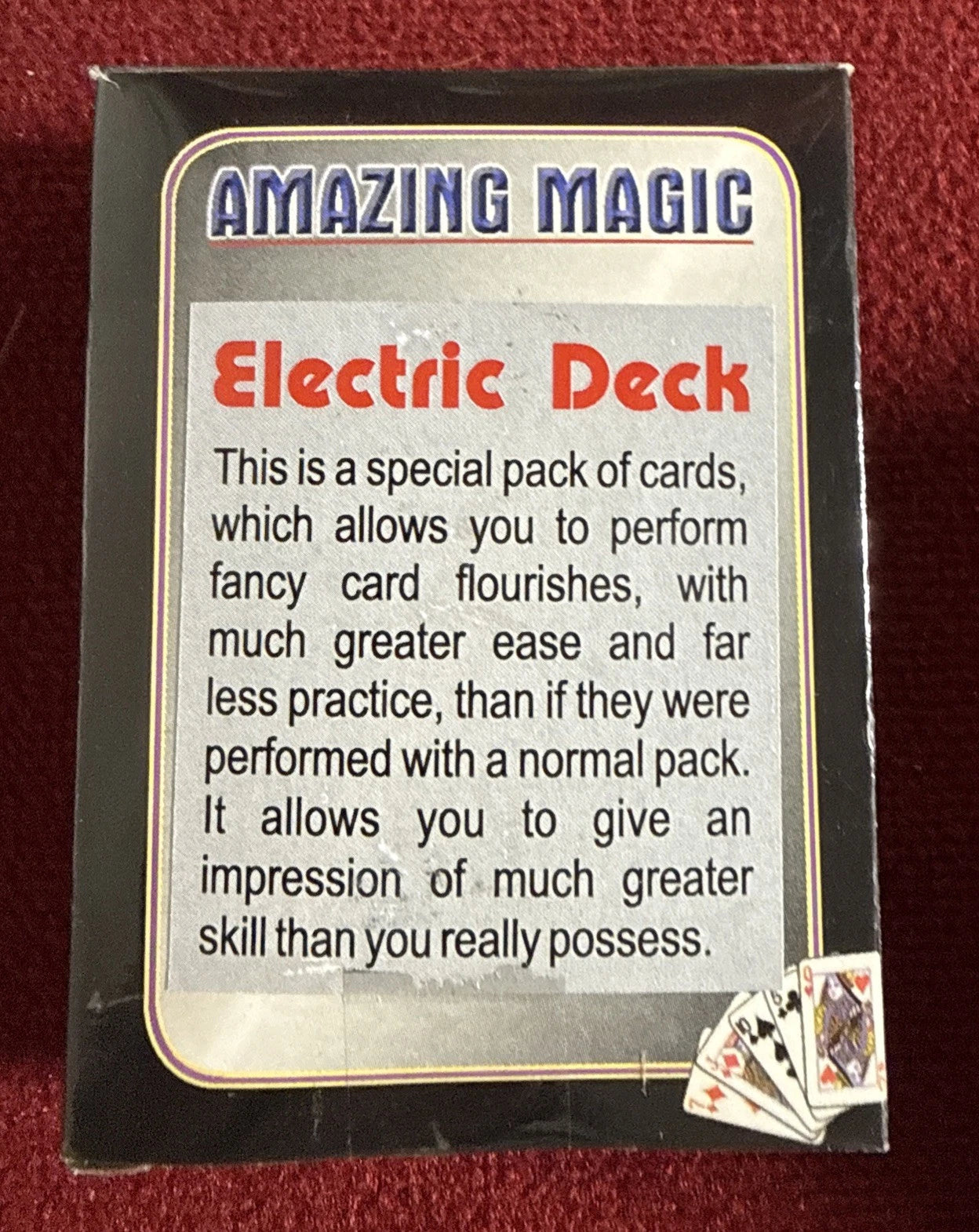 Electric Deck ⚡️Playing Cards - Magical Card Flourishes