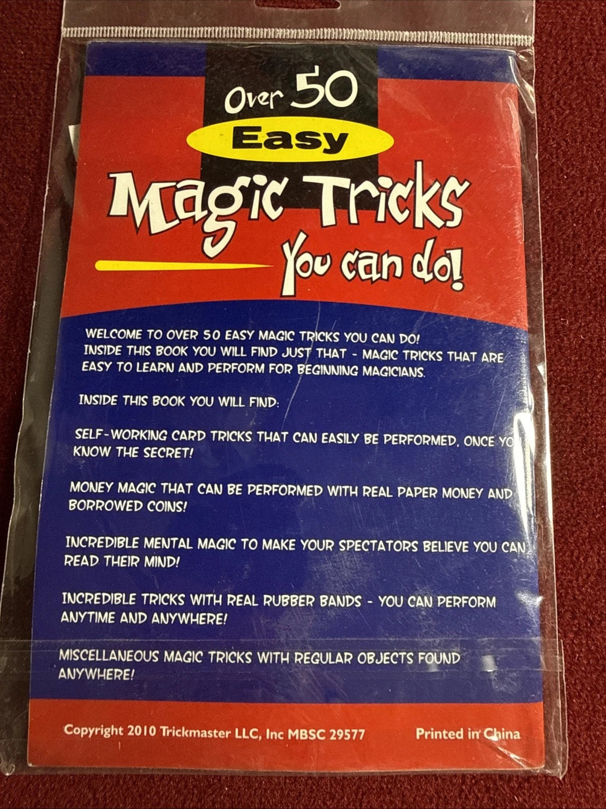 50 Easy Magic Tricks You Can Do Book With Magic Wand