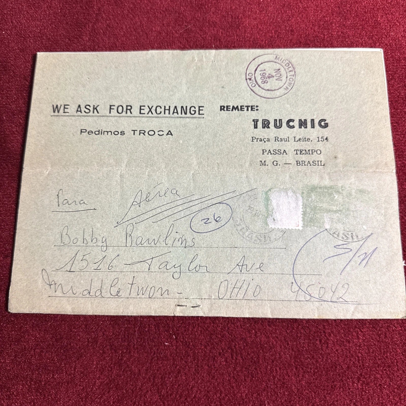 Trucnig Brazilian Magic Monthly Membership Letter - ESTATE