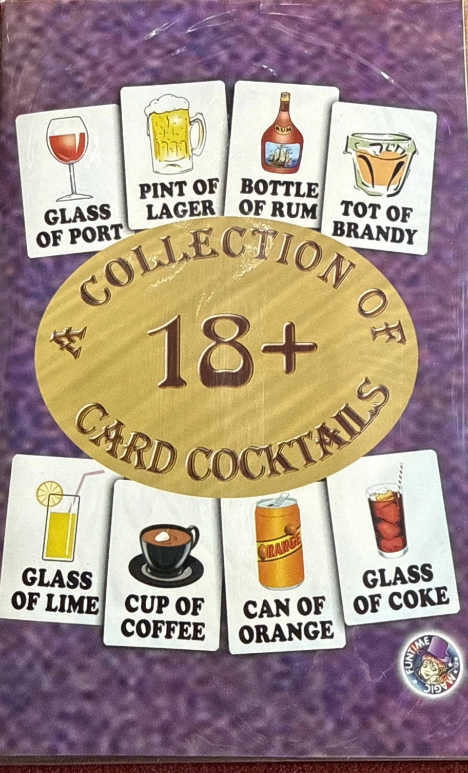 Cocktail Cards + Booklet Of 18 Tricks - Bar Magic