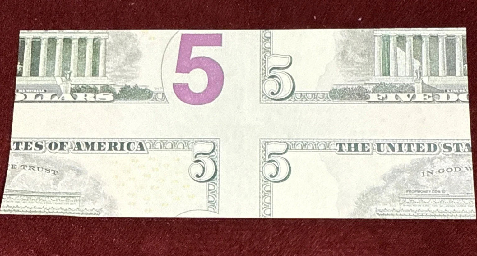 6 Pack - Mismade $5 Dollar Bill 💵 🪄 Bill Change Money Magic Close Up