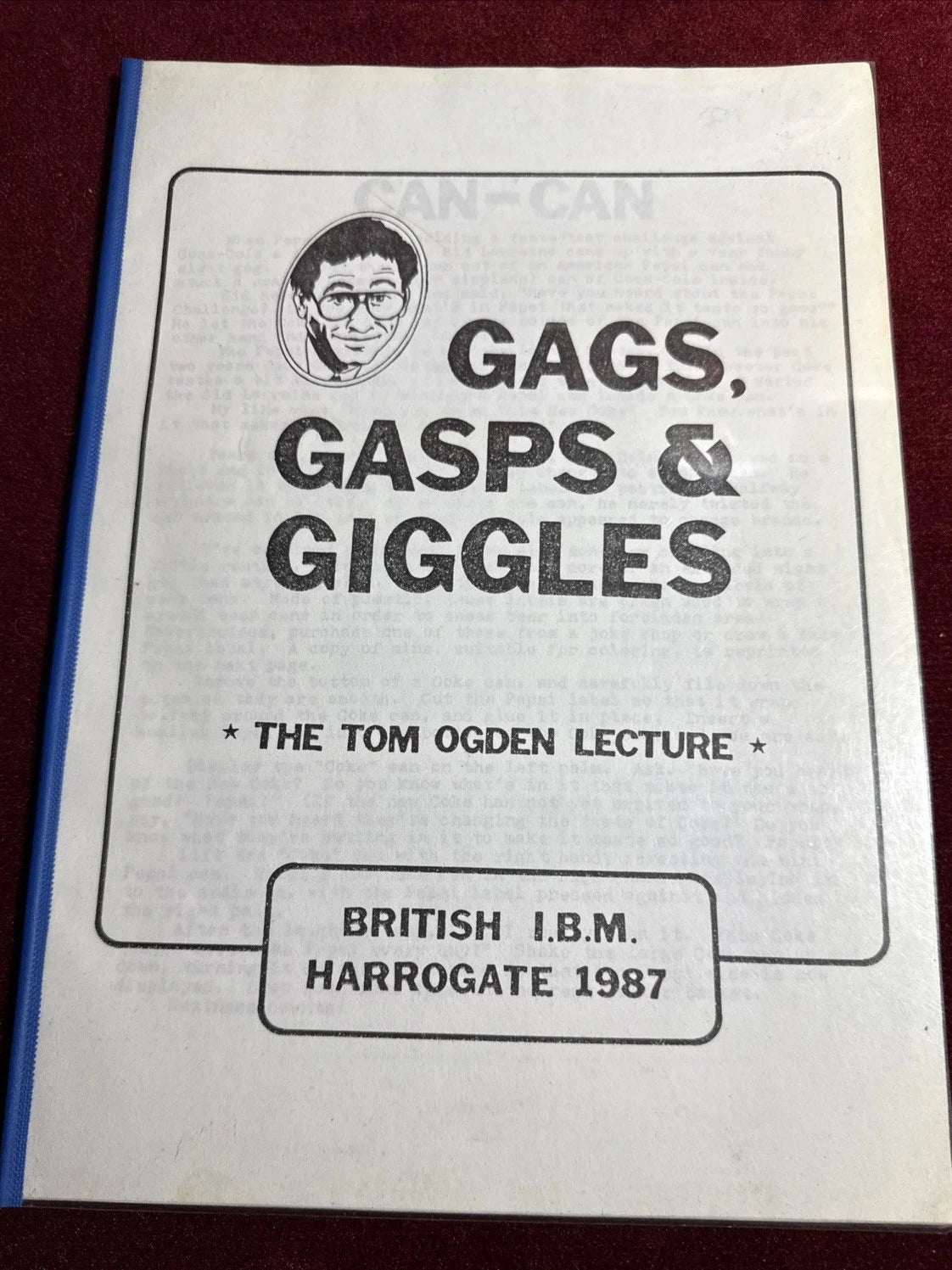 Gags, Gasps & Giggles - The Tom Ogden Lecture - 1987 ESTATE