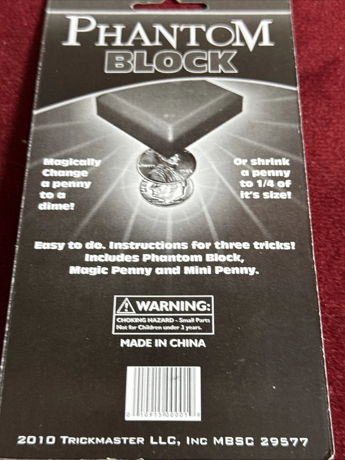 PHANTOM BLOCK PENNY TO DIME - Shrinking Penny - Easy to Do