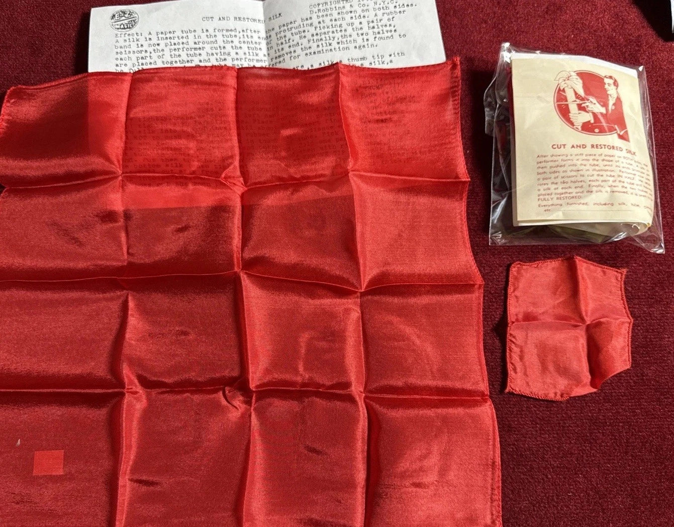 Cut & Restored Silk Vintage Magic - Made in JAPAN - D. Robbins