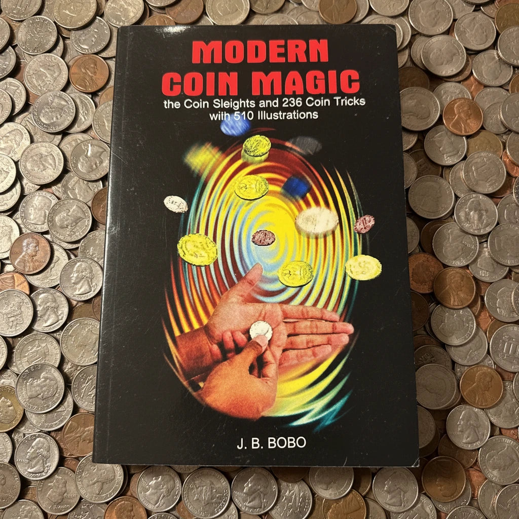 MODERN COIN MAGIC by J. B. Bobo - Learn Coin Sleight Of Hand - paperback