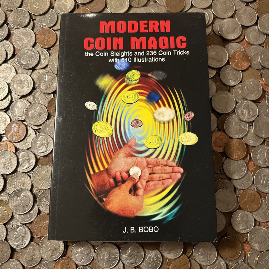 MODERN COIN MAGIC by J. B. Bobo - Learn Coin Sleight Of Hand - paperback