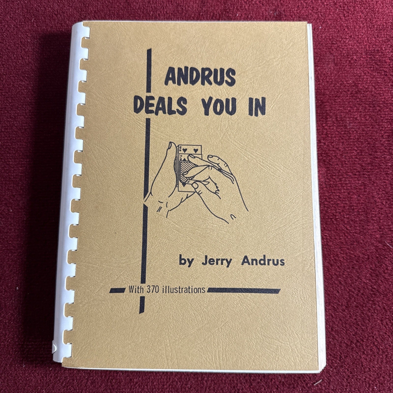 Andrus Deals You In by Jerry Andrus SIGNED 1978 ESTATE