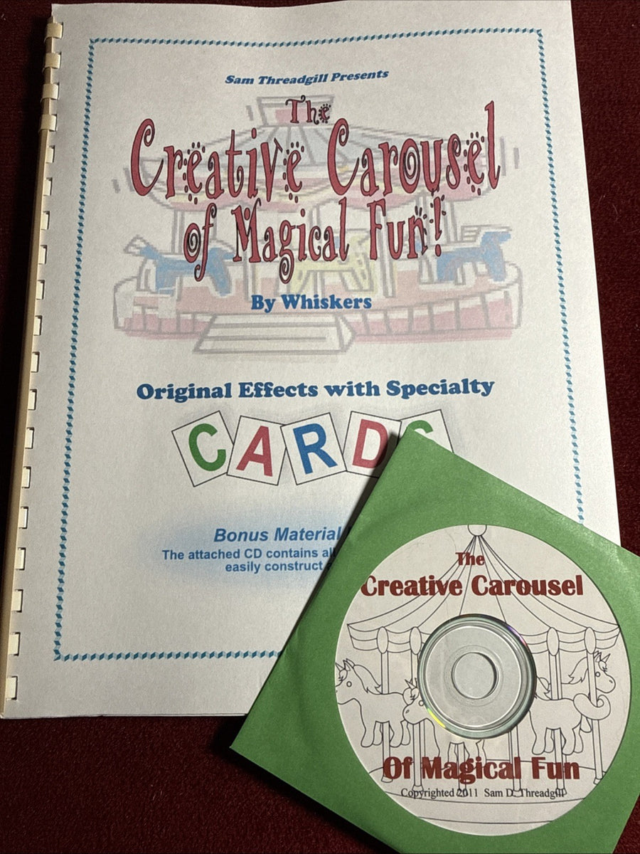 The Creative Carousel Of Fun by Whiskers-original effects with specialty cards 2012