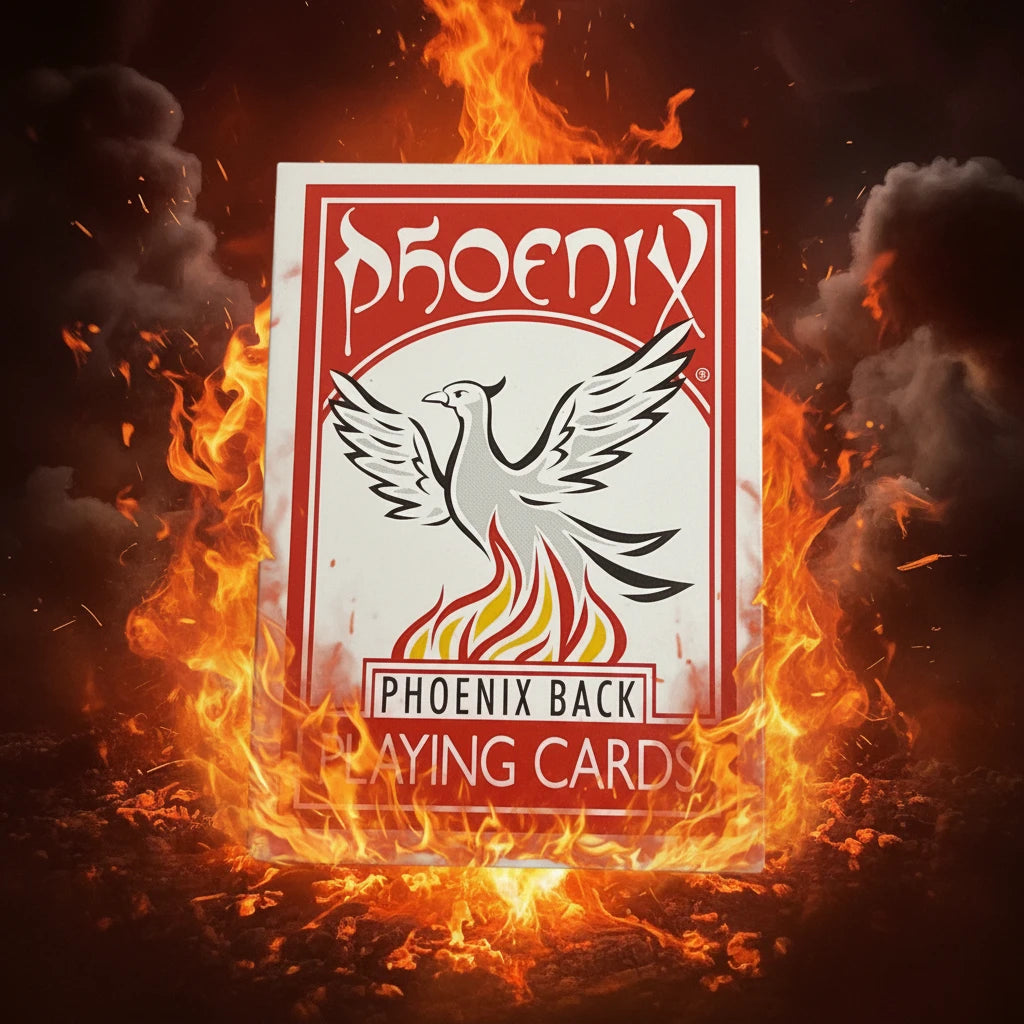 Phoenix Playing Cards - Blank Faces - RED Back