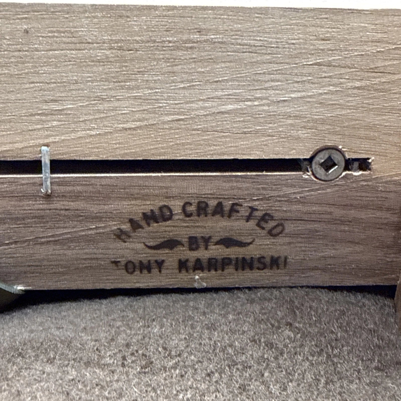 Television TV Card Frame - Tony Karpinski - Handcrafted