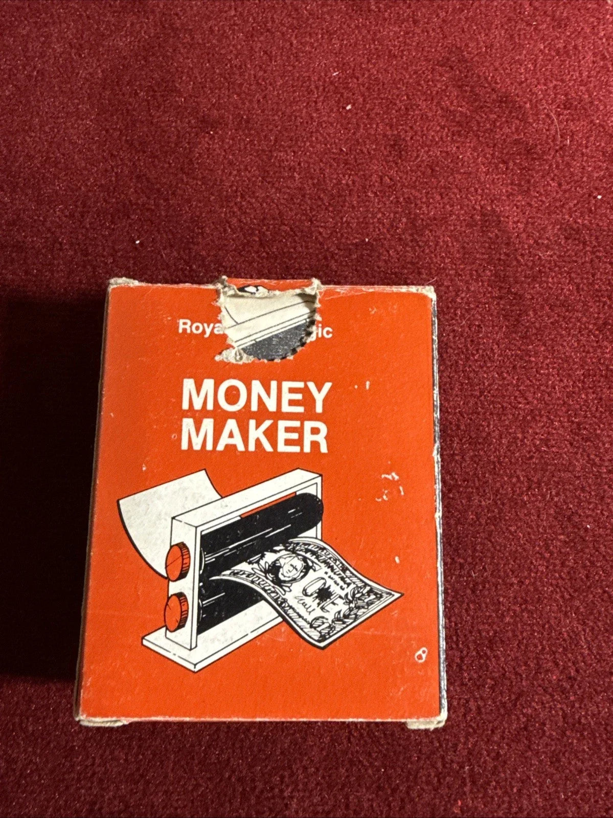 VNTG Royal Magic Money Maker NOS Easy To Do Magic Beginner - Blank Paper To Bill