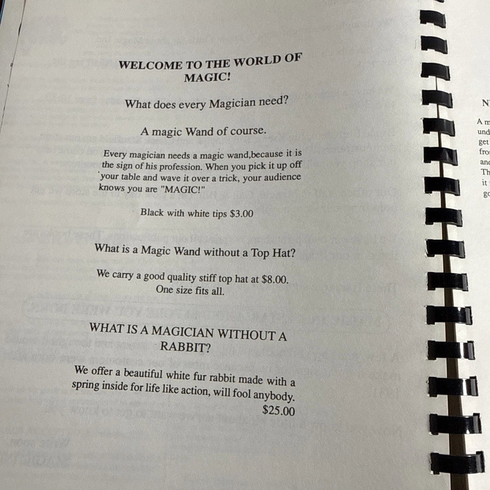 Magic Inc Catalog #27  Jay Marshall ESTATE