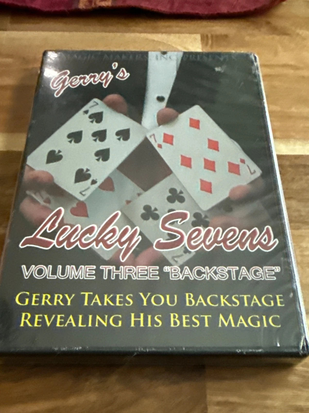 Lucky Sevens - Gerry Griffin Vol 3 Backstage-  Magic Trick DVD - Card Magic NOS