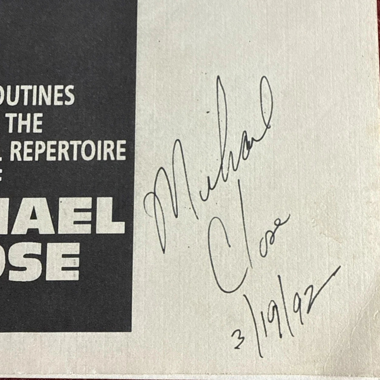 Workers #2 Michael Close SIGNED & INSCRIBED - 1992 ESTATE