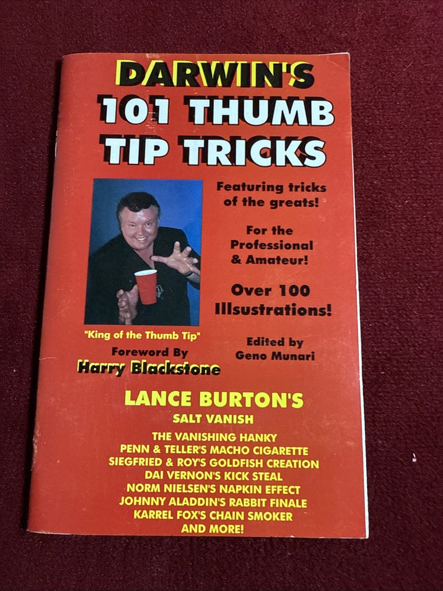Darwin’s 101 Thumb Tip Tricks VNTG 2nd Printing 1995 ESTATE