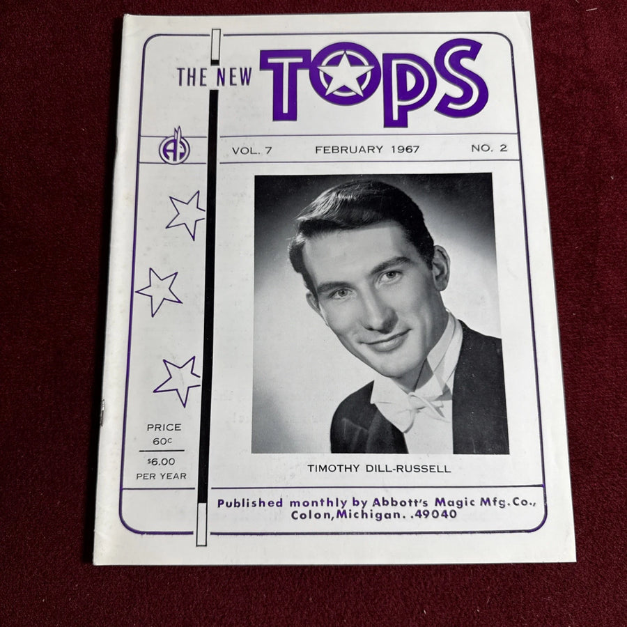 TOPS Magic Magazine VNTG Abbott’s February 1966 Vol 7 #2 Timothy Dill-Russell
