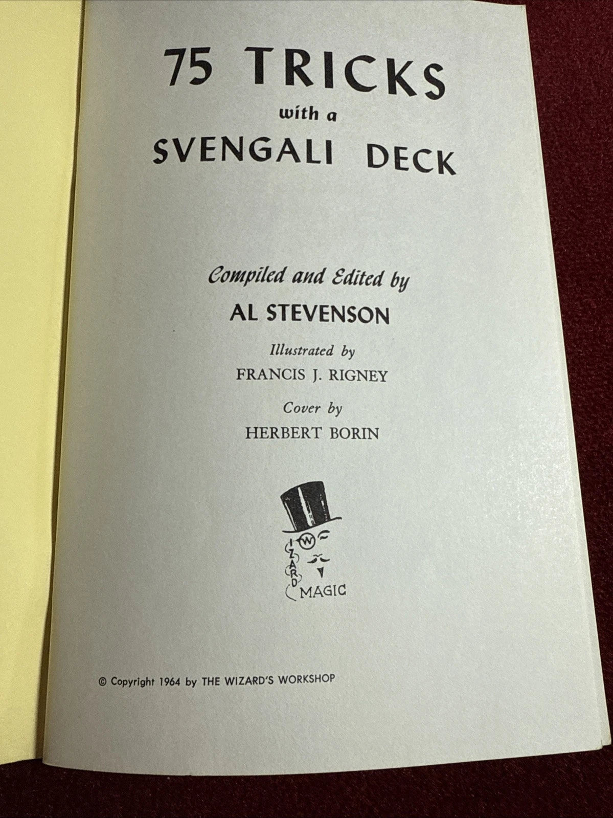 Svengali Deck Bicycle (Red) - With 75 Tricks Booklet
